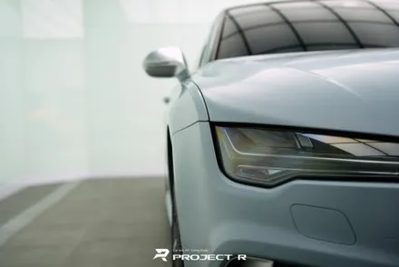 아우디 RS7 전체랩핑 3M2080 배틀쉽그레이, 부천 약대동 자동차랩핑 프로젝트알 / 부천 원미구 상동
