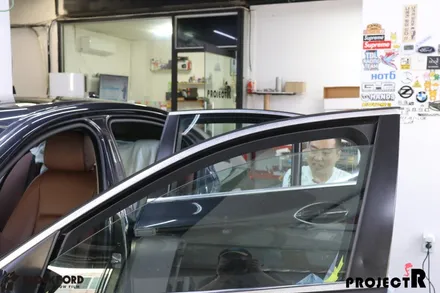 부천썬팅 잘하는곳은 이곳입니다 BMW F10 5시리즈 블락포디 블랙크롬 재시공 후기 / 부천 원미구 상동