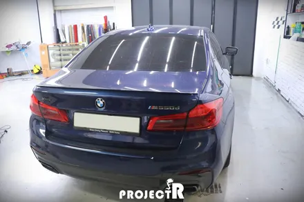 BMW 5시리즈 M550d 3M1080 사틴 뱀파이어 레드 / 부천 원미구 상동