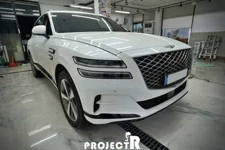 제네시스 GV80 블랙팩, 크롬죽이기 부분 포인트 랩핑 시공기 by 부천상동 프로젝트알 / 부천 원미구 상동