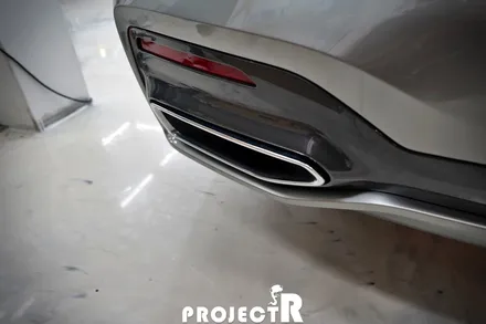 BMW 7시리즈 745LE 그릴 랩핑 크롬 죽이기, 유광블랙 부분 포인트 랩핑 시공기 by 프로젝트알 / 부천 원미구 상동