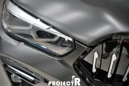 BMW X6 에이버리 사틴블랙 전체 랩핑 사고 부위 부분 래핑 재시공기 by 프로젝트R / 부천 원미구 상동