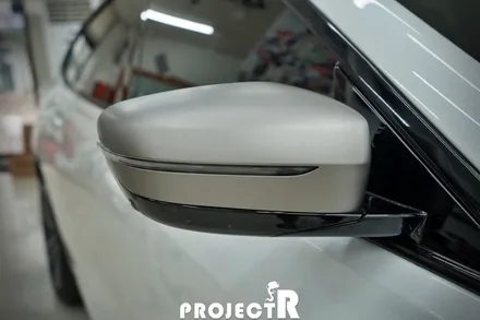 BMW 5시리즈 5GT 그릴 포인트 랩핑 크롬 죽이기 및 본넷 헤드라이트 PPF 보호필름 시공기 by 프로젝트알 / 부천 원미구 상동