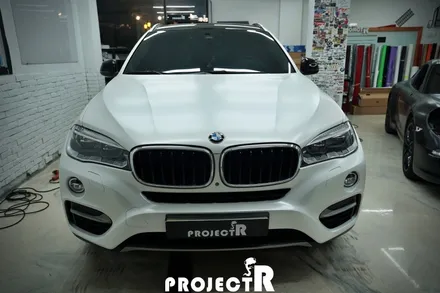 인천 자동차 랩핑, BMW X6 에이버리 사틴 화이트 펄 전체 랩핑 시공기 by 프로젝트알 / 부천 원미구 상동