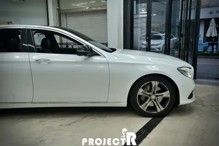 벤츠 E클래스 E300 전체랩핑, 에이버리 다이아몬드 화이트 시공기, 인천랩핑 프로젝트알 / 부천 원미구 상동
