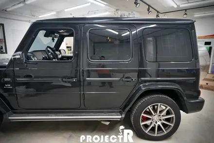 벤츠 지바겐 G63 AMG 에이버리 유광 실버 메탈릭 투톤 랩핑 by 부천상동 랩핑 프로젝트알 / 부천 원미구 상동