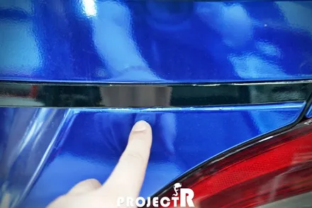 벤츠 CLS 63 AMG 전체 랩핑, 에이버리 사틴블랙 재시공, 부천 자동차 랩핑 프로젝트알 / 부천 원미구 상동