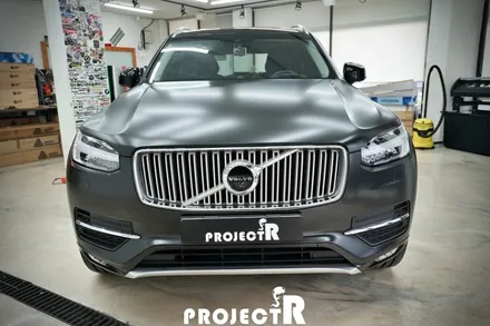 볼보 XC90 에이버리 사틴블랙 전체 랩핑, 부천 프로젝트알 / 부천 원미구 상동