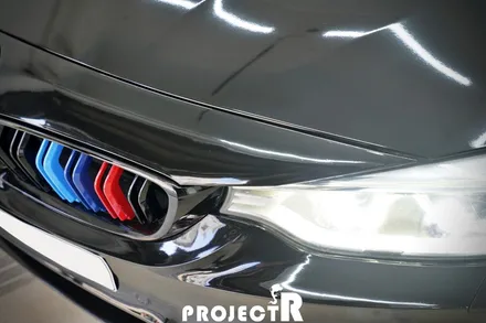BMW M4 컨버터블 에이버리 유광블랙 전체 랩핑 재시공, 부천상동 랩핑 프로젝트알 / 부천 원미구 상동