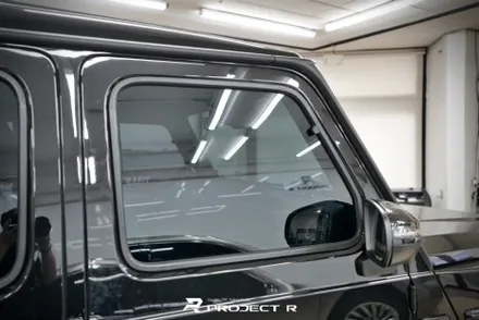 벤츠 G63 AMG 지바겐 열차단 썬팅, 글라스틴트 선셋 재시공, 부천 상동 프로젝트알 / 부천 원미구 상동