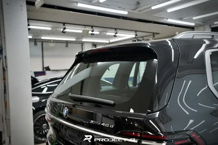 BMW X7 신차 윈도 틴팅 글라스틴트 슈어X 열차단썬팅, 크롬죽이기 부분 랩핑, 부천 상동 프로젝트알 / 부천 원미구 상동