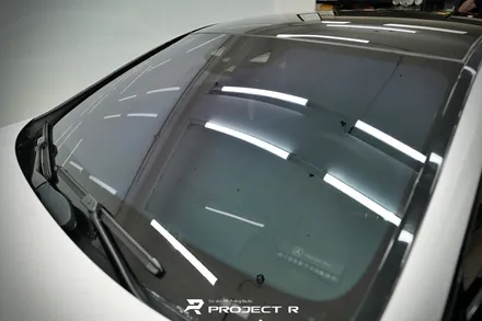 벤츠 S63 AMG 쿠페 전면 유리 보호필름, 스텍 다이노플렉스 윈드쉴드 시공 in 부천 프로젝트알 / 부천 원미구 상동