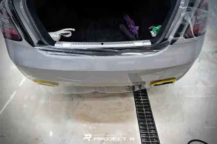 롤스로이스 고스트 리어 범퍼 울트라핏 PPF 재시공 in 부천 프로젝트알 / 부천 원미구 상동