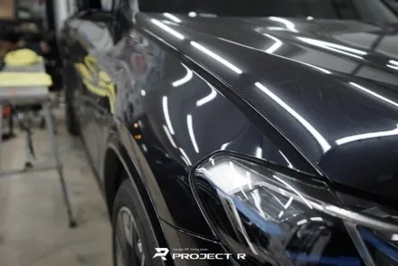 BMW iX3 전체 랩핑 비닐프로그 고광택 글로시 화이트 퍼플 시공 / 프로젝트알 / 부천 원미구 상동