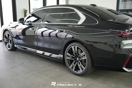 BMW 7시리즈 750e 듀오톤 랩핑 크롬죽이기, 울트라핏 전체 PPF 시공 부천 프로젝트알 / 부천 원미구 상동