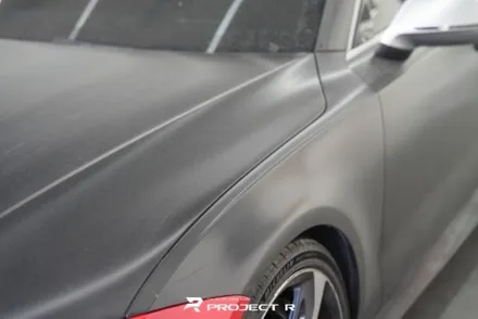 아우디 RS7 전체랩핑 3M2080 배틀쉽그레이, 부천 약대동 자동차랩핑 프로젝트알 / 부천 원미구 상동
