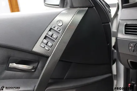 부천랩핑전문점, BMW E60 530i 실내 카본랩핑 후기 / 부천 원미구 상동