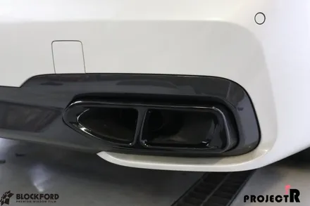 상동랩핑 전문점 BMW 730Ld 라이트필름과 크롬죽이기 포인트랩핑 / 부천 원미구 상동
