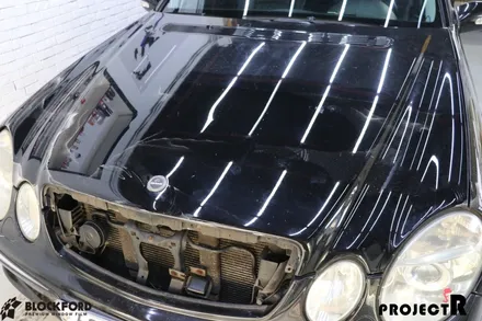 벤츠 w211 E55 AMG 본넷 휀다 PPF 제거하다 / 부천 원미구 상동