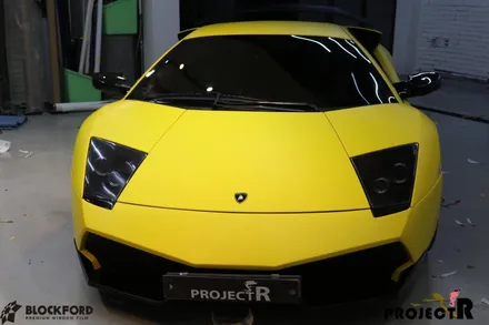 람보르기니 무르시엘라고 전체랩핑 3m1080 matte yellow 프로젝트알에서 시공받다 / 부천 원미구 상동