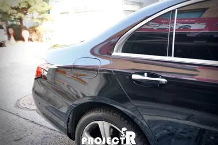 벤츠 E53 AMG 전체랩핑, 에이버리 슈프림 유광블랙 자동차 래핑 by 프로젝트R / 부천 원미구 상동