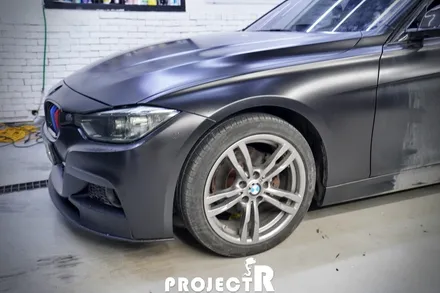 BMW 3시리즈 에이버리 사틴블랙 전체 랩핑 부분 재시공기 by 인천부평 자동차래핑 프로젝트R / 부천 원미구 상동