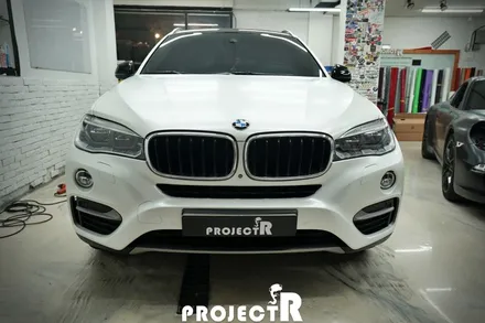 인천 자동차 랩핑, BMW X6 에이버리 사틴 화이트 펄 전체 랩핑 시공기 by 프로젝트알 / 부천 원미구 상동