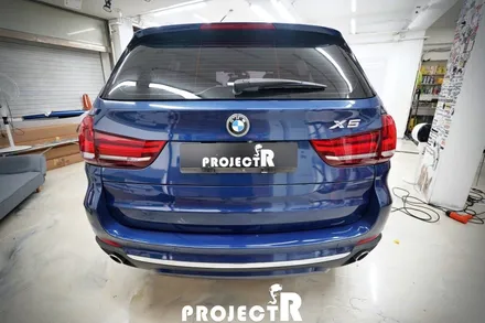 BMW X5 전체 랩핑, 에이버리 유광 다크블루 메탈릭 자동차 래핑 by 부천 랩핑샵 프로젝트알 / 부천 원미구 상동