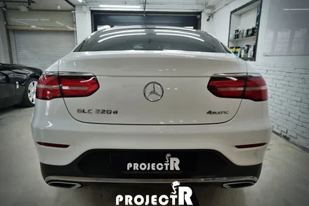 벤츠 GLC 220d 에이버리 유광 화이트 전체 랩핑, 부천 상동 자동차래핑 프로젝트R / 부천 원미구 상동
