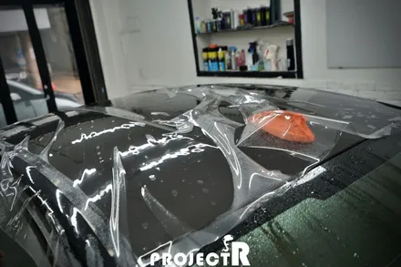 BMW M5 컴페티션 사이드미러, 카본 루프 PPF 보호필름 시공 by 부천 PPF 전문 프로젝트알 / 부천 원미구 상동