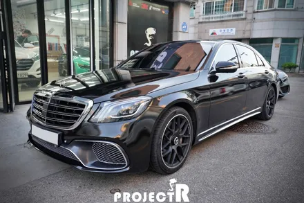 벤츠 S클래스 S500 전체 랩핑, 에이버리 이클립스 메탈릭 자동차 래핑 in 부천 프로젝트알 / 부천 원미구 상동