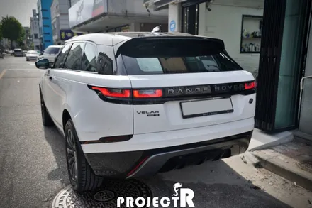 랜드로버 레인지로버 벨라 에이버리 유광 화이트 전체 랩핑 시공 / 부천 프로젝트알 / 부천 원미구 상동