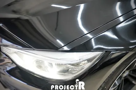 BMW 4시리즈 컨버터블 전체 랩핑, 에이버리 유광 블랙 시공 / 부천랩핑 프로젝트R / 부천 원미구 상동