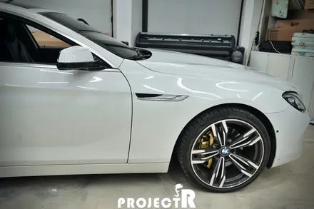 BMW 6시리즈 640d 에이버리 사틴 바솔트 메탈릭 전체 랩핑 시공 in 부천랩핑 프로젝트알 / 부천 원미구 상동