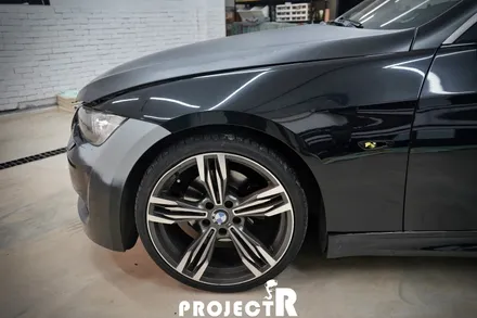 BMW 3시리즈 컨버터블 전체랩핑, 에이버리 사틴 바솔트 메탈릭 시공 in 부천랩핑 프로젝트알 / 부천 원미구 상동