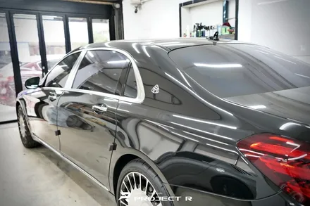 벤츠 S560 마이바흐 투톤 랩핑, 3M 유광 골드 메탈릭 시공, 부천랩핑 프로젝트알 / 부천 원미구 상동