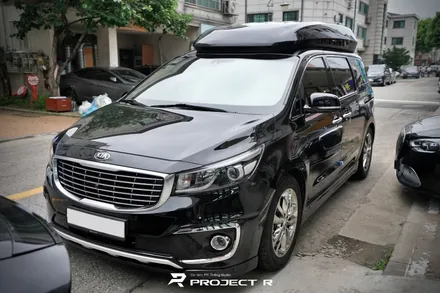 부천썬팅 프로젝트R, 올뉴카니발 하이리무진 열차단 썬팅, 글라스틴트 선셋 윈도 틴팅 재시공 후기 / 부천 원미구 상동