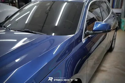 부천랩핑 BMW 118d 비닐프로그 매트블랙 전체 시공, 프로젝트알 / 부천 원미구 상동