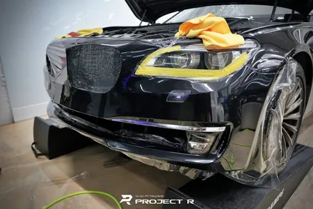 BMW 7시리즈 앞범퍼 본넷 부분 PPF, 울트라핏 XP 크리스탈 시공, 부천PPF 프로젝트알 / 부천 원미구 상동