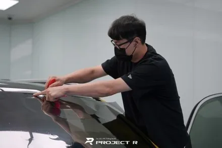 벤츠 GLS 마이바흐 앞유리 깨짐 교환, 글라스틴트 슈어X 틴팅 재시공, 부천 썬팅 전문 프로젝트알 / 부천 원미구 상동