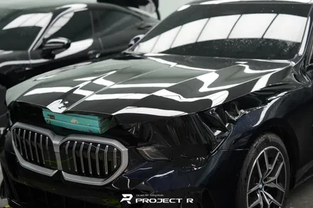 부천 BMW 5시리즈 530i 전체 PPF, 울트라핏 블랙PPF 시공, 프로젝트알 / 부천 원미구 상동