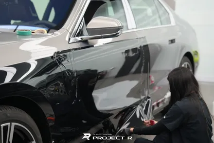 BMW 7시리즈 듀오톤 랩핑, 750e 오토벨벳 리페어블랙 시공 부천랩핑 프로젝트알 / 부천 원미구 상동