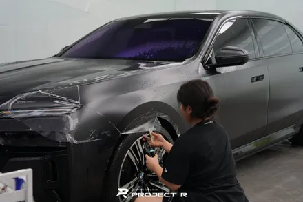 BMW i7 M60 울트라핏 무광PPF 전체 시공 후기 부천 PPF 전문 프로젝트알 / 부천 원미구 상동
