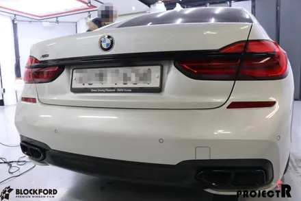 상동랩핑 전문점 BMW 730Ld 라이트필름과 크롬죽이기 포인트랩핑 / 부천 원미구 상동