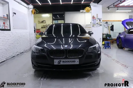 부천썬팅 잘하는곳은 이곳입니다 BMW F10 5시리즈 블락포디 블랙크롬 재시공 후기 / 부천 원미구 상동