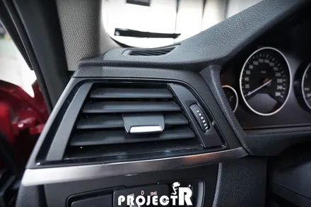 BMW 3시리즈 실내 랩핑, 3M1080 매트 매트릭스 블랙 by 부천 자동차래핑 전문 프로젝트R / 부천 원미구 상동