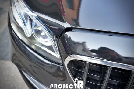 벤츠 E53 AMG 전체랩핑, 에이버리 슈프림 유광블랙 자동차 래핑 by 프로젝트R / 부천 원미구 상동
