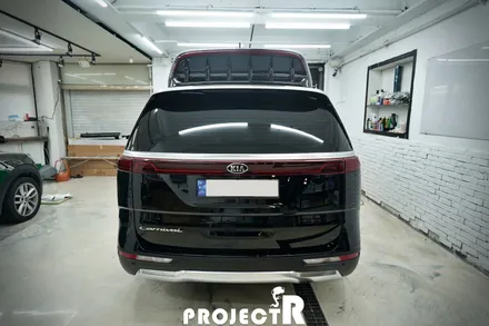 신형 카니발 하이리무진 투톤 랩핑, 블랙 & 실버 자동차 포인트 래핑 by 프로젝트R / 부천 원미구 상동