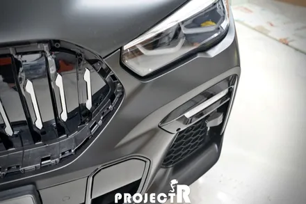 BMW X6 에이버리 사틴블랙 전체 랩핑 사고 부위 부분 래핑 재시공기 by 프로젝트R / 부천 원미구 상동