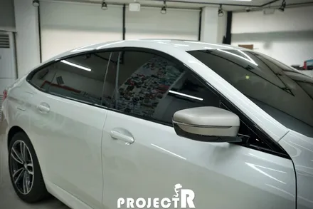 BMW 5시리즈 5GT 그릴 포인트 랩핑 크롬 죽이기 및 본넷 헤드라이트 PPF 보호필름 시공기 by 프로젝트알 / 부천 원미구 상동